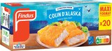 20 tranches panées colin d'Alaska MSC qualité 100% filet surgelées - FINDUS en promo chez Intermarché Hyper 20 tranches panées colin d'Alaska MSC qualité 100% filet surgelées - FINDUS dans le catalogue Intermarché Hyper