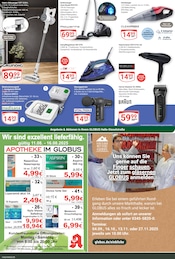 Aktueller GLOBUS Prospekt mit Blutdruckmessgerät, "Aktuelle Angebote", Seite 22