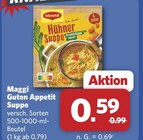 Guten Appetit Suppe Angebote von Maggi bei combi Osnabrück für 0,59 €