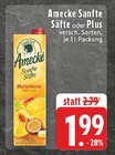 Sanfte Säfte oder Plus im Angebot bei EDEKA in Kamp-Lintfort Sanfte Säfte oder Plus Angebote von Amecke bei EDEKA Kamp-Lintfort für 1,99 €
