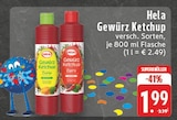 Gewürz Ketchup Angebote von Hela bei E center Kleve für 1,99 €