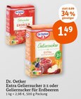 Extra Gelierzucker 2:1 oder Gelierzucker für Erdbeeren im tegut Prospekt Extra Gelierzucker 2:1 oder Gelierzucker für Erdbeeren von Dr. Oetker im aktuellen tegut Prospekt für 1,49 €