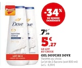 Gel douche - Dove à 5,27 € dans le catalogue U Express