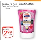 No-Touch Handseife Nachfüller Angebote von Sagrotan bei GLOBUS Zwickau für 2,99 €