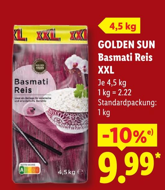 Basmati Reis XXL