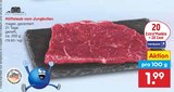 Aktuelle Rindfleisch Angebote bei Netto Marken-Discount in Ingolstadt Aktuelles Hüftsteak vom Jungbullen Angebot bei Netto Marken-Discount in Ingolstadt ab 1,99 €