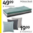 Kissenhülle „Beja“ und Wohndecke „Beja“ Angebote von Dieter Knoll bei XXXLutz Möbelhäuser Hildesheim für 19,99 €