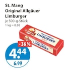Original Allgäuer Limburger im V-Markt Prospekt Original Allgäuer Limburger von St. Mang im aktuellen V-Markt Prospekt für 4,44 €