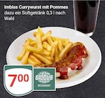 GLOBUS Castrop-Rauxel - Imbiss Currywurst mit Pommes Angebot im Prospekt Imbiss Currywurst mit Pommes bei GLOBUS im Castrop-Rauxel Prospekt für 7,00 €