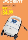 Pompe pour SUP - CRIVIT en promo à 34,99 € chez Lidl Pompe pour SUP - CRIVIT dans le catalogue Lidl