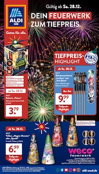 Feuerwerk im ALDI SÜD Prospekt "Gutes für Alle." mit 54 Seiten (Böblingen)