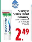 Sensitiv Fluorid Zahncreme im EDEKA Prospekt Sensitiv Fluorid Zahncreme von Sensodyne im aktuellen EDEKA Prospekt für 2,49 €