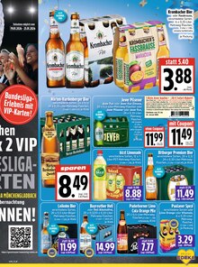 Bier im EDEKA Prospekt "Aktuelle Angebote" mit 20 Seiten (Gießen)