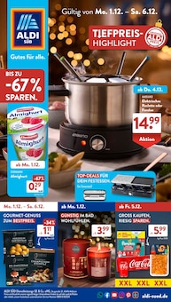 ALDI SÜD Prospekt der aktuellen Woche, gültig von 01.12.2025 bis 06.12.2025 Aktueller ALDI SÜD Prospekt "Gutes für Alle." mit 48 Seiten