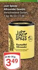 Allrounder Gewürz im Angebot bei GLOBUS in Jena Allrounder Gewürz Angebote von Just Spices bei GLOBUS Jena für 3,49 €