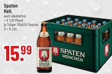 Hell von Spaten im aktuellen Trinkgut Prospekt für 15,99 €