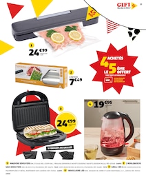 Prix et réduction Appareil de cuisson dans le prospectus Gifi en cours Offre Appareil de cuisson dans le catalogue Gifi du moment à la page 15
