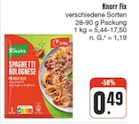 nah und gut Theisseil - Fix Spaghetti Bolognese Angebot im Prospekt Fix Spaghetti Bolognese bei nah und gut im Theisseil Prospekt für 0,49 €
