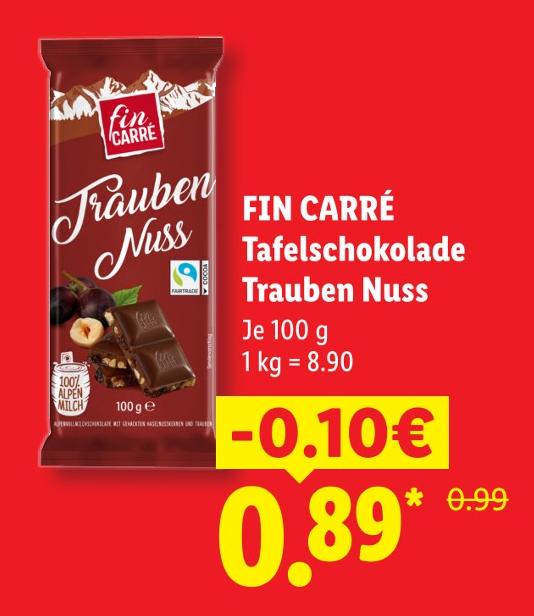 Tafelschokolade Trauben Nuss