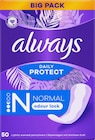 Slipeinlagen Daily Protect Normal mit Duft von always im aktuellen dm-drogerie markt Prospekt