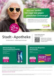 mea - meine apotheke Prospekt Regis-Breitingen "Unsere April-Angebote" mit 4 Seiten