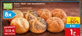 Aktuelles Kaiserbrötchen Angebot bei Netto Marken-Discount in Wiesbaden ab 1,00 €