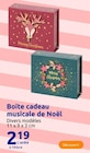 Boîte cadeau musicale de Noël en promo chez Action Versailles à 2,19 €