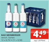 BAD MEINBERGER Angebote bei Getränke Oase Soest für 4,49 €