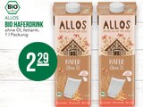Bio Haferdrink Angebote von Allos bei E center Wuppertal für 2,29 €