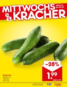 Gemüse im aktuellen Netto Marken-Discount Prospekt (Mönchengladbach) Gemüse im Netto Marken-Discount Prospekt "Aktuelle Angebote" mit 73 Seiten (Mönchengladbach)