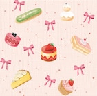 20 Serviettes Thème Pâtisserie - MESA BELLA dans le catalogue Intermarché Super