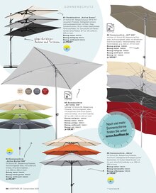 Sonnenschirm im Höffner Prospekt "SOMMER LIEBLINGE" mit 100 Seiten (München)