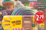 Sandwich Dinkel Harmonie Angebote von Golden Toast bei E center Dülmen für 2,29 €