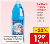 Hygiene-Reiniger Angebote von DanKlorix bei Netto Marken-Discount Freiburg für 1,99 €