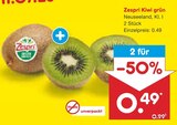 Kiwi grün im Angebot bei Netto Marken-Discount in Bremerhaven Kiwi grün Angebote von Zespri bei Netto Marken-Discount Bremerhaven für 0,49 €