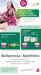 mea - meine apotheke Prospekt für Dresden mit 4 Seiten mea - meine apotheke Prospekt für Dresden: "Unsere September-Angebote", 4 Seiten, 01.09.2026 - 30.09.2026