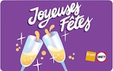 Promo E-carte cadeau Fnac Darty Joyeuses Fêtes 15E à 15,00 € dans le catalogue Fnac à Piscop