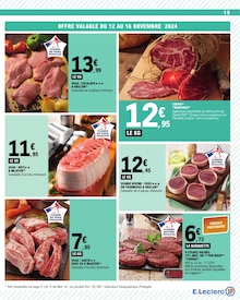 Promo Viande hachée de veau dans le catalogue E.Leclerc du moment à la page 19