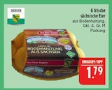 6 frische sächsische Eier Angebote bei Marktkauf Leipzig für 1,79 €