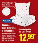 Edel-Renforcé-Bettwäsche von Livarno im aktuellen Lidl Prospekt für 12,99 €