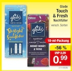 Touch & Fresh Nachfüller Starlight & Snowflakes Angebote von Glade bei Zimmermann Rüsselsheim für 0,99 €