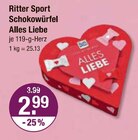 Schokowürfel Alles Liebe von Ritter Sport im aktuellen V-Markt Prospekt für 2,99 €