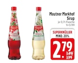 Himbeere Sirup im Angebot bei EDEKA in Passau Himbeere Sirup Angebote von Mautner Markhof bei EDEKA Passau für 2,79 €