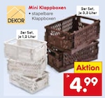 Mini Klappboxen 3er Set im Angebot bei Netto Marken-Discount in Magdeburg Mini Klappboxen 3er Set Angebote von DEKOR bei Netto Marken-Discount Magdeburg für 4,99 €