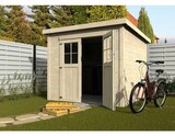 Abri de jardin en bois "TONY" toit plat 19mm 6,4m² - Brico Dépôt à Pau Abri de jardin en bois "TONY" toit plat 19mm 6,4m² en promo chez Brico Dépôt Pau à 699,00 €