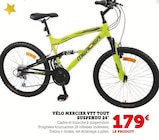 Vélo VTT Tout Suspendu 24" - MERCIER - Hyper U à Fréjus Vélo VTT Tout Suspendu 24" - MERCIER en promo chez Hyper U Fréjus à 179,00 €