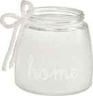 Windlicht im dm-drogerie markt Prospekt Glaswindlicht "home" von Dekorieren & Einrichten im aktuellen dm-drogerie markt Prospekt für 4,45 €