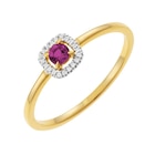 Le Manège à Bijoux Montauban - Promo Bague en or jaune et rhodié rhodolite et diamants carrée Promo Bague en or jaune et rhodié rhodolite et diamants carrée à 297,00 € dans le catalogue Le Manège à Bijoux à Montauban