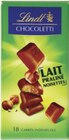 Tablette de chocolat lait praliné noisettes Chocoletti - Lindt en promo chez Monoprix Vincennes à 1,61 €