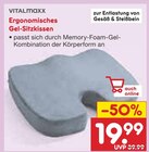 Ergonomisches Gel-Sitzkissen Angebote von VITALMAXX bei Netto Marken-Discount Heilbronn für 19,99 €